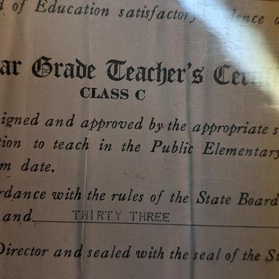 1930's 1940's Vintage Paper Memorabilia Asheville Henderson County Schools