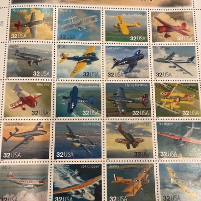 American Dolls & Classic Aircraft stamps