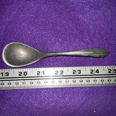Antique Pewter Spoon