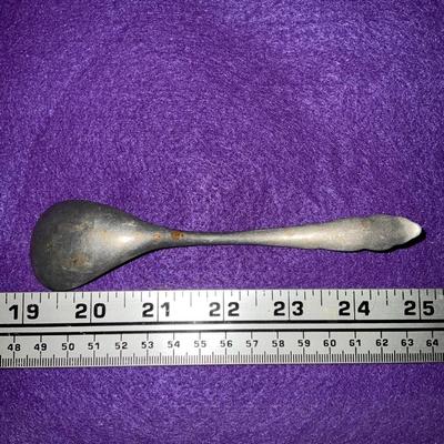 Antique Pewter Spoon