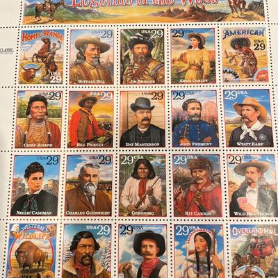 Legend of the West and more Stamps