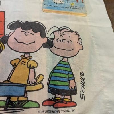 Charlie Brown Pillow Case & TV Guide