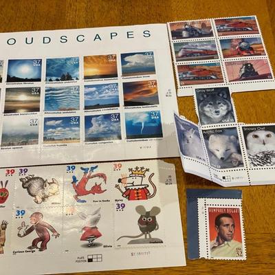Clouds and more stamps