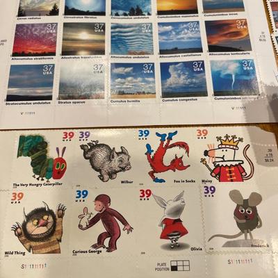Clouds and more stamps