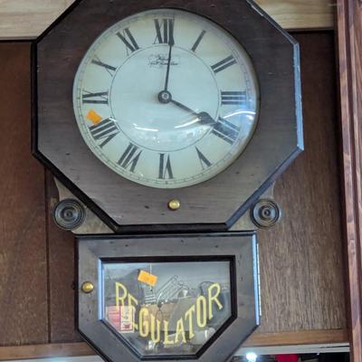 Antique Regulator Clock