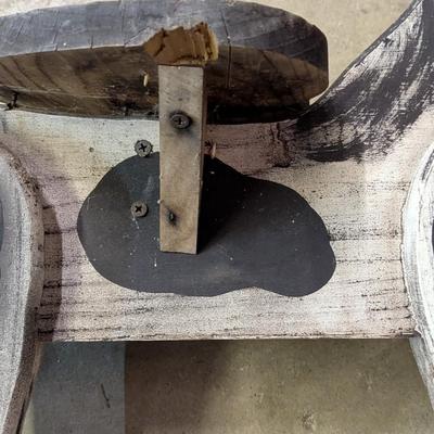 Vintage Wooden Rocking Horse