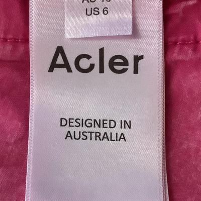 353 New ACLER Florence Pink Denim Crop Jacket
