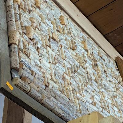 Framed Collection Of Decorative Wine Corks