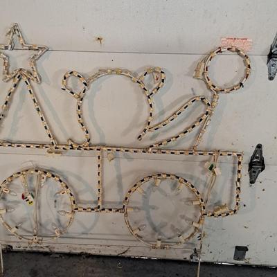 Five Large Whimsical Lighted Outdoor Christmas Decorations (B1-SD)