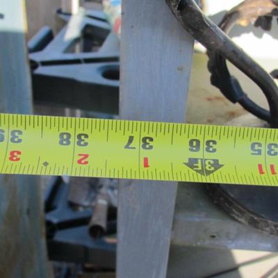 Outdoor Metal Shelf Approx 37 1/2" x 13" x 84"