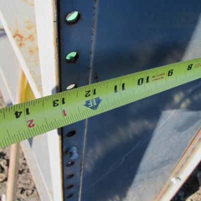 Outdoor Metal Shelf Approx 37 1/2" x 13" x 84"