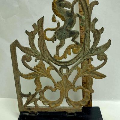 Cast Metal Decorative Artwork - Unicorn