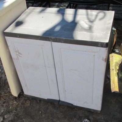 24" x 24" x 14" Plastic Storage Cabinet