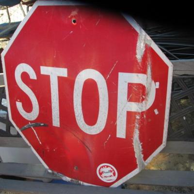 Vintage Stop Sign
