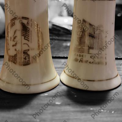 Vtg Air Force Academy Fort McHenry salt and pepper shakers