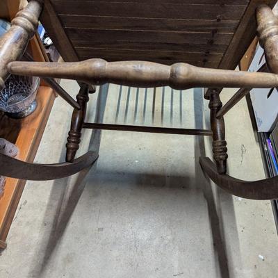 Vintage Wood Rocking Chair