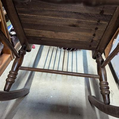 Vintage Wood Rocking Chair