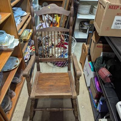 Vintage Wood Rocking Chair