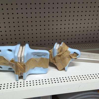 Vintage Blue Remolding Bath Fixtures