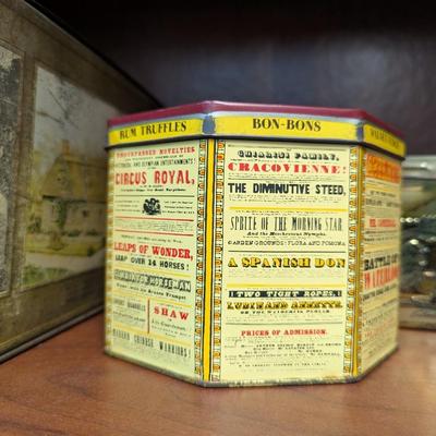 Vintage Tin Canisters & Cookie Jars