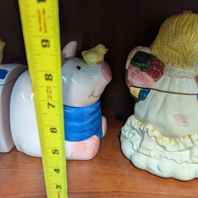Vintage Tin Canisters & Cookie Jars