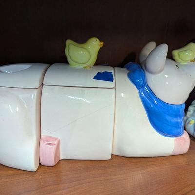 Vintage Tin Canisters & Cookie Jars