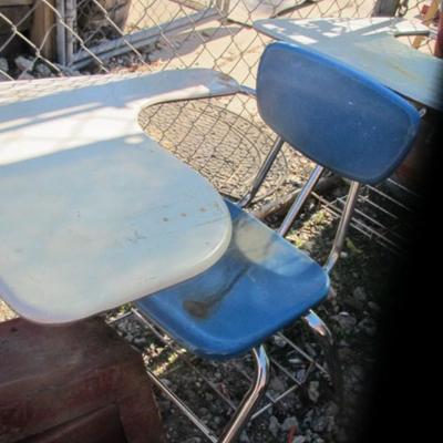 Pair Of School Desk