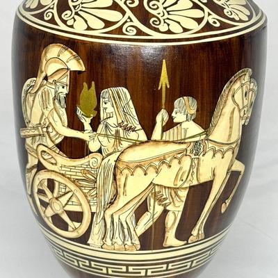 Tall Vintage Ceramic Grecian Vase
