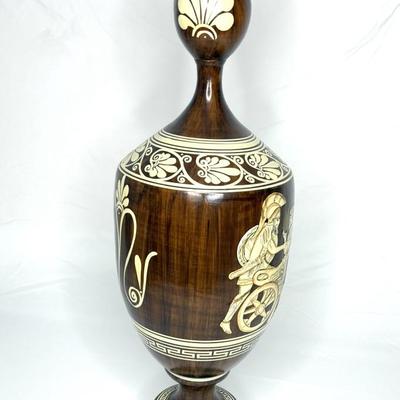 Tall Vintage Ceramic Grecian Vase
