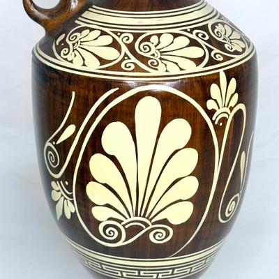 Tall Vintage Ceramic Grecian Vase