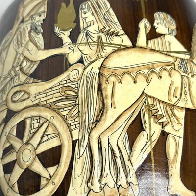 Tall Vintage Ceramic Grecian Vase