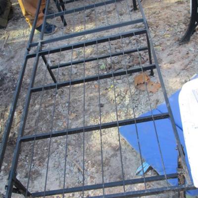 Pair Of Metal Folding Camping Cots