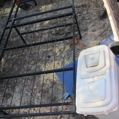 Pair Of Metal Folding Camping Cots