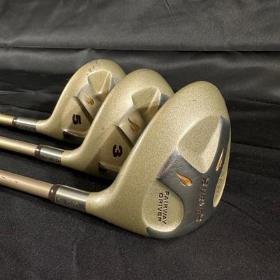 Set of 3 Taylor Made “Burner” Golf Clubs