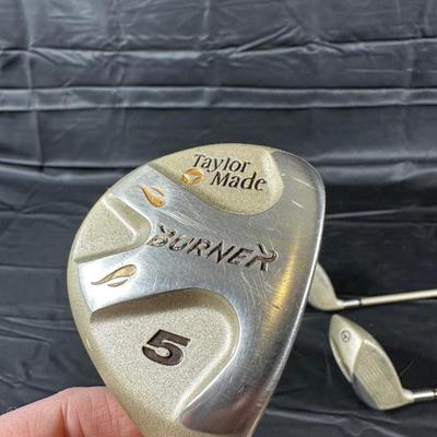 Set of 3 Taylor Made “Burner” Golf Clubs