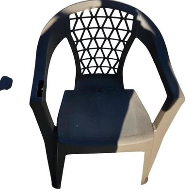 2 Adams Manufacturing RealComfort Stackable Tan Resin Frame Stationary Chair with Solid Seat