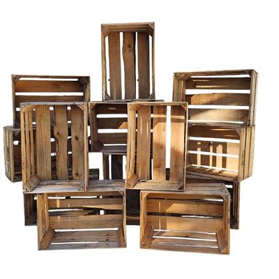 13 Wood Fruit Crates