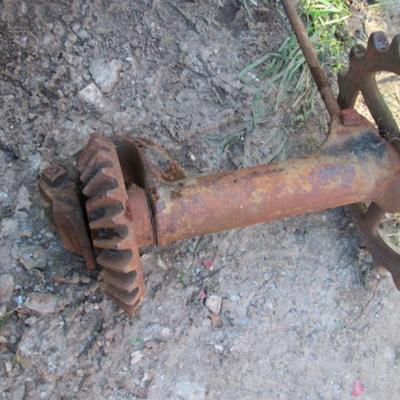 Vintage Wheel Axel