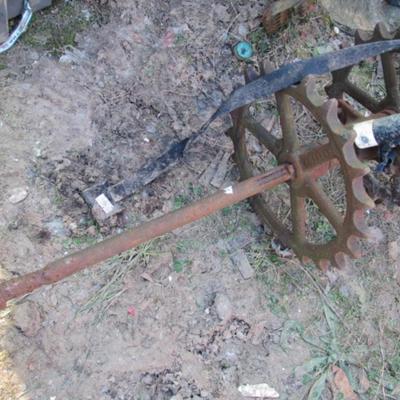 Vintage Wheel Axel