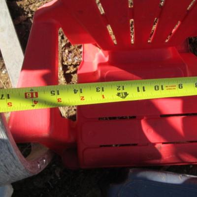Outdoor Plastic/Cloth Kids Chairs Step Stools & Table