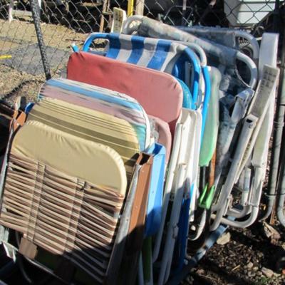 Bundle Of Folding Chairs