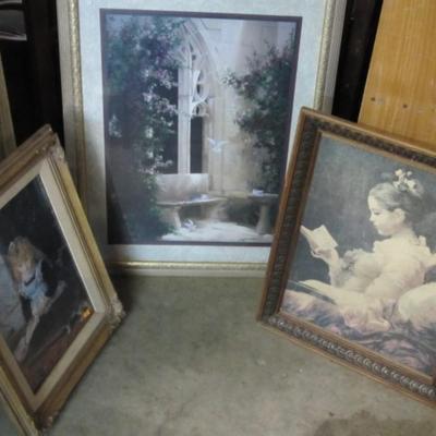 Assortment Of Framed Pictures