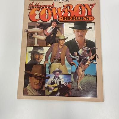 Hollywood Cowboy Heroes Soft-cover Book