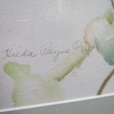 Framed Hilda Payne Watercolor Painting 30" x 23 1/2"