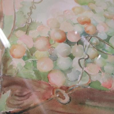 Framed Hilda Payne Watercolor Painting 30" x 23 1/2"