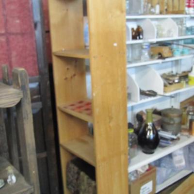 Hand Crafted Wooden Shelf Approx 12" x 19" x 70"