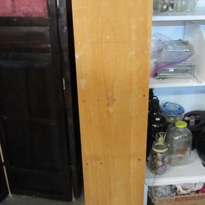 Hand Crafted Wooden Shelf Approx 12" x 19" x 70"