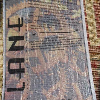 Approx 46 1/2" x 62" Lane Rug
