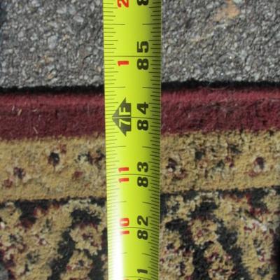Approx 84 1/2" x 62 3/4" Rainbow Rug