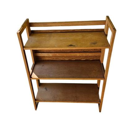 3 Wood Stacking Shelving Units